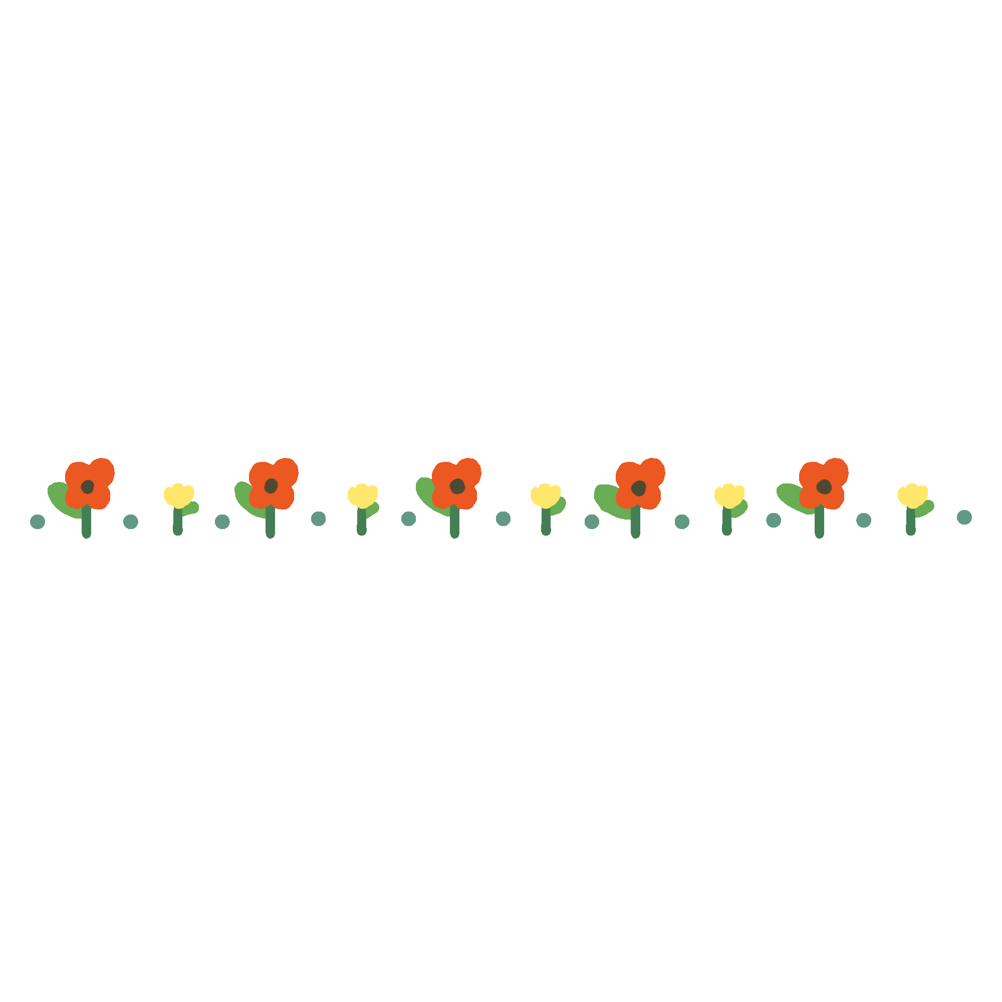 排排花